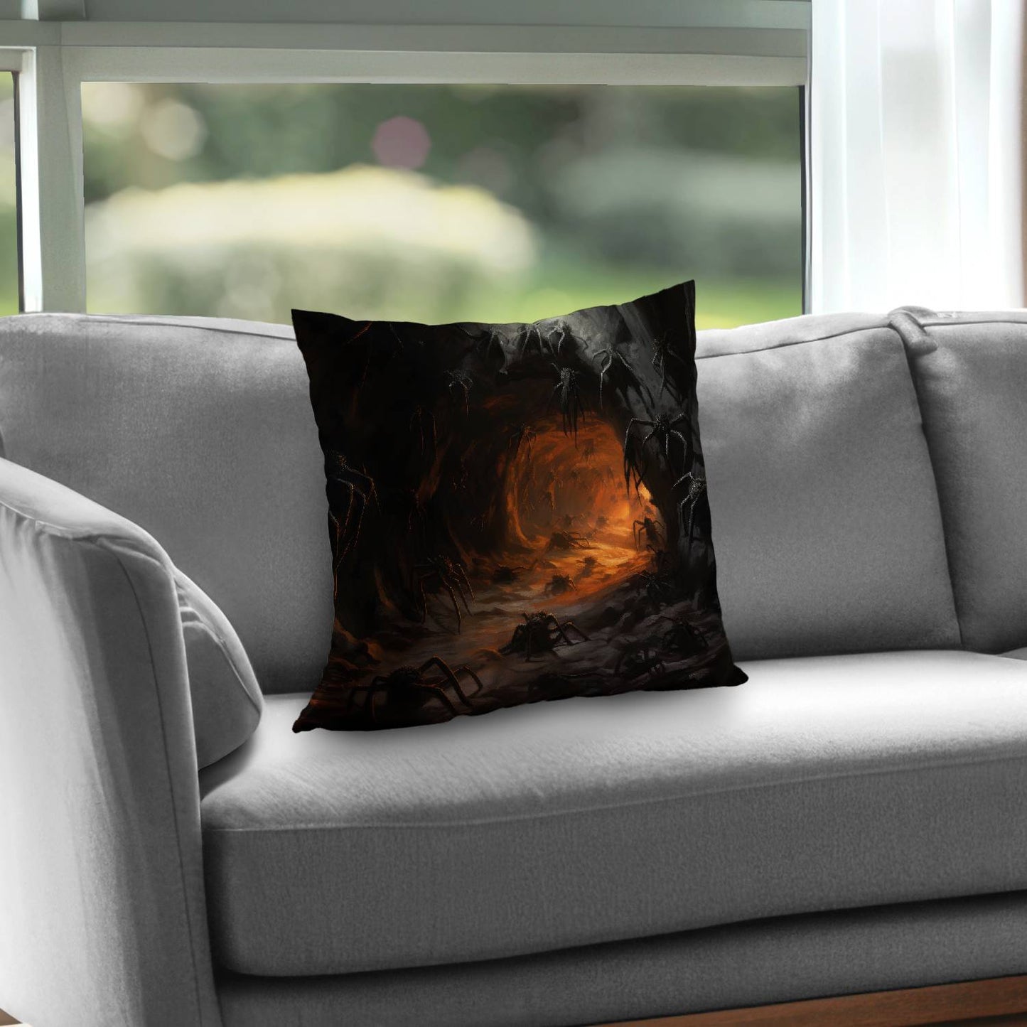 Oh no - Throw pillow - Print on demand