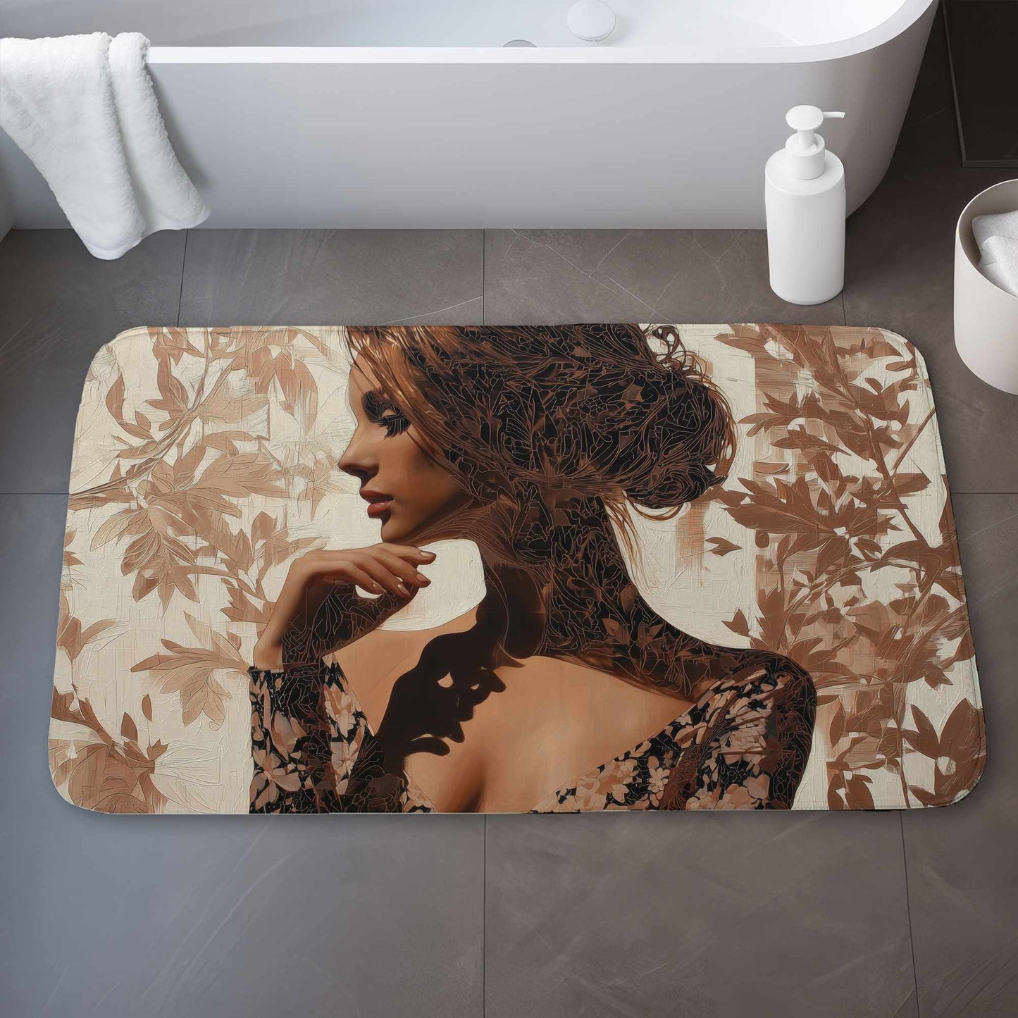 Contemplation Bath Mat | Stylish Home Decor Accent
