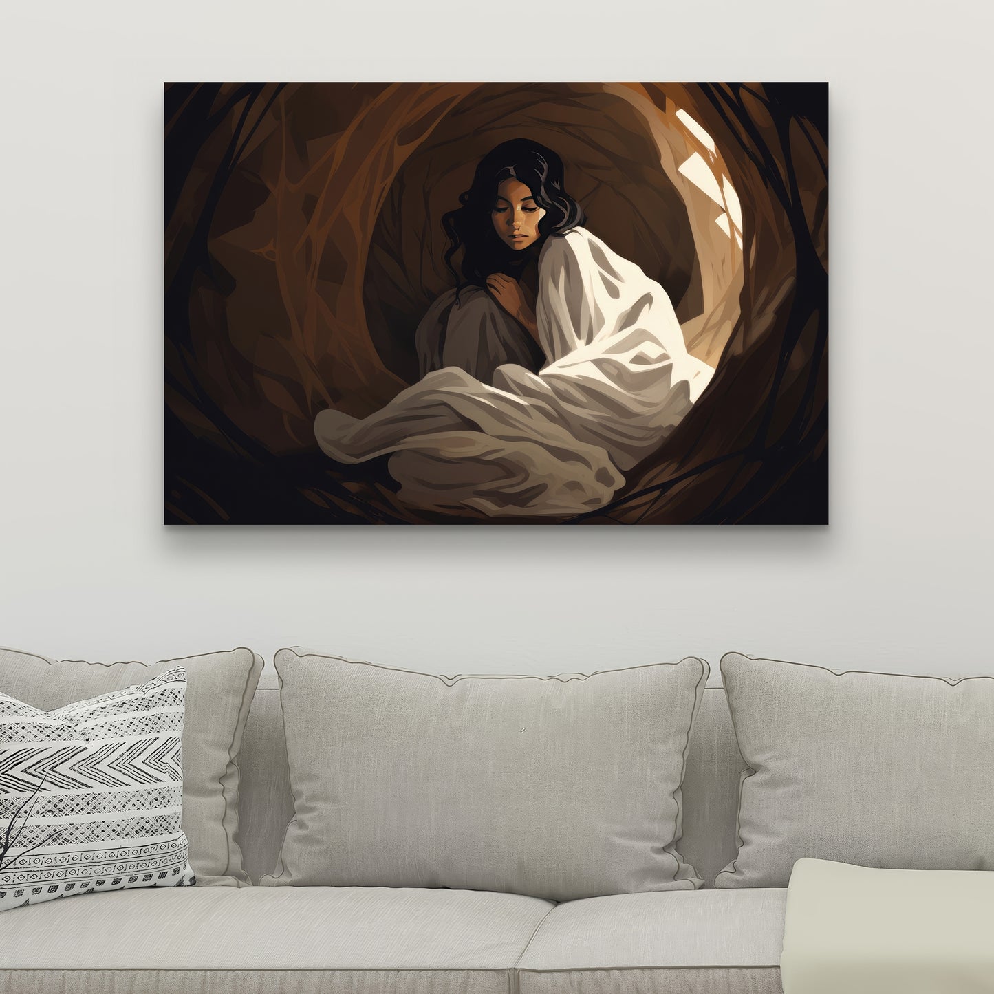 Warm embrace - 32"x32" Canvas