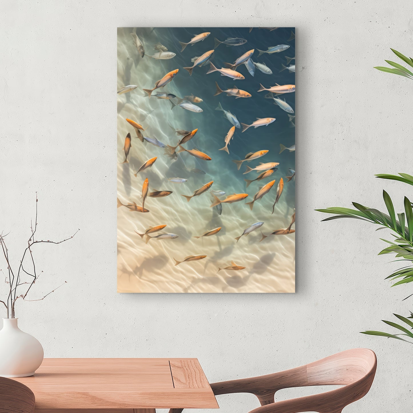 Away from the sand - 32"x32" Canvas