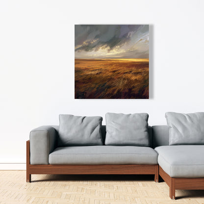 Before the Storm - Gray Canvas Art for Home Decor