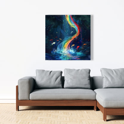 Swirl - 32"x32" Canvas