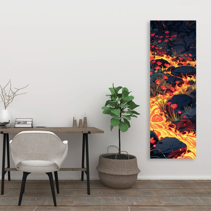 Dodging nature - 32"x32" Canvas