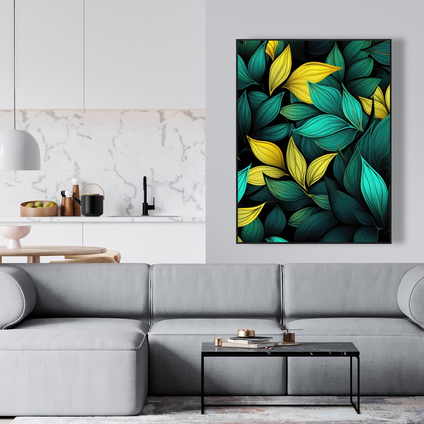 Potent aroma - 36"x36" Framed canvas