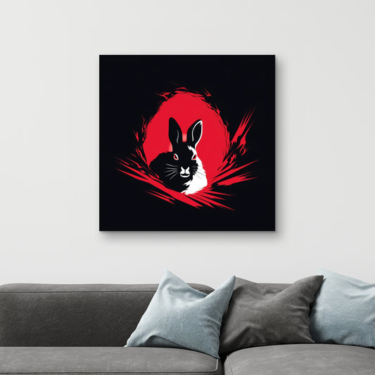 Bad Intentions - White Canvas Art for Home Decor | Stylish Wall Decor