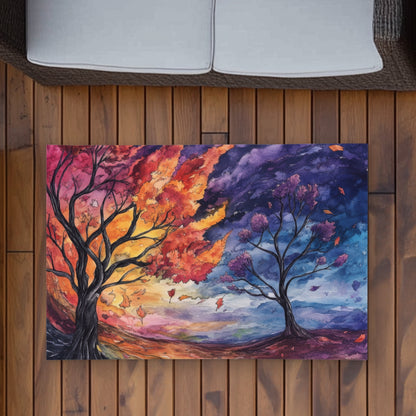 Before the storm Purple Outdoor Area Rug | Decor Essentials