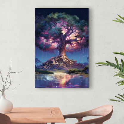 The Power of Nature - Blue Canvas Wall Art for Home Decor