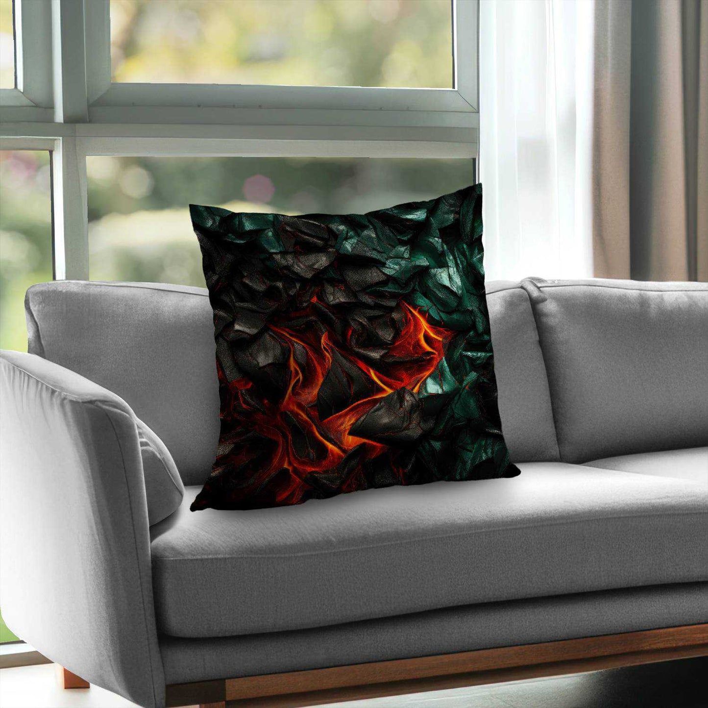 Imminent Rupture Poly Twill Throw Pillow | Chic Home Decor