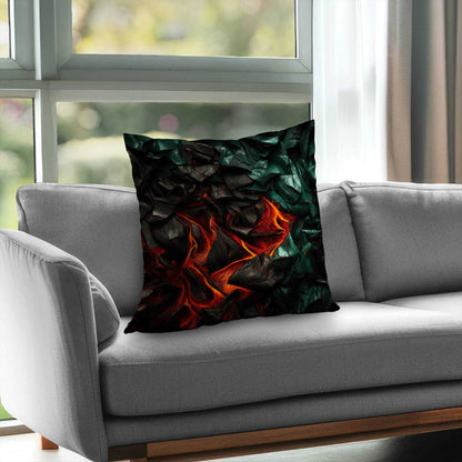 Imminent Rupture Poly Twill Throw Pillow | Chic Home Decor