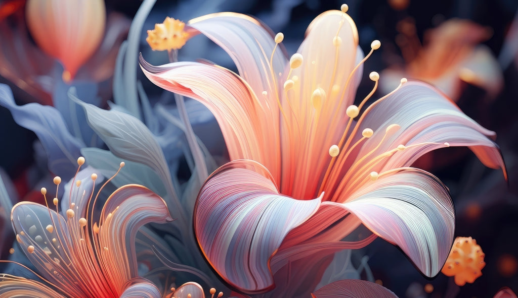 Astral Bloom Purple Gaming Mat - Stylish Decor Accessory