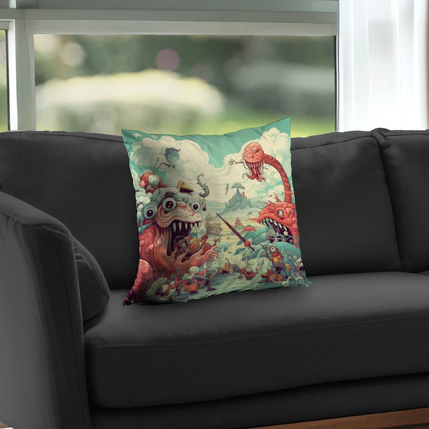 Day of reckoning - Throw pillow - Print on demand