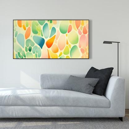Organic Fruits Orange Framed Canvas | Home Decor Art