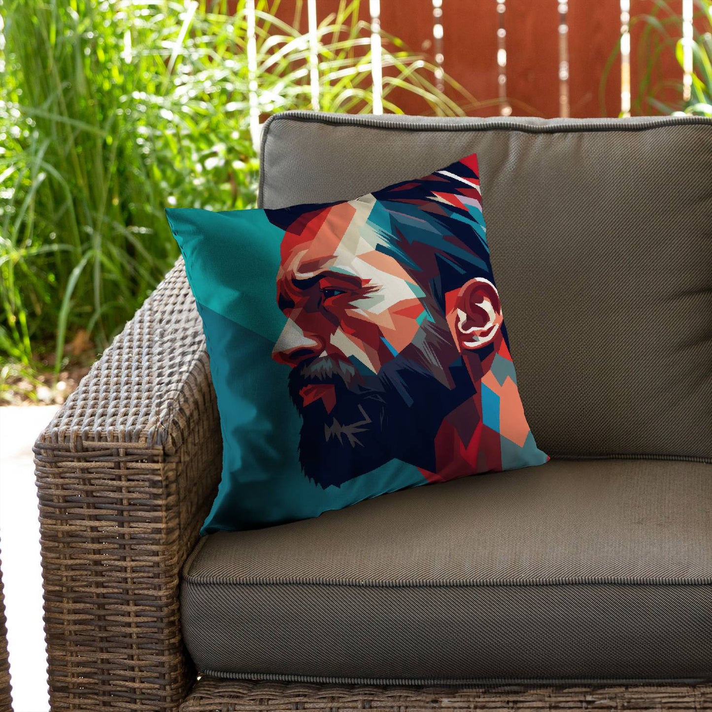 Hopeful - Throw pillow - Print on demand