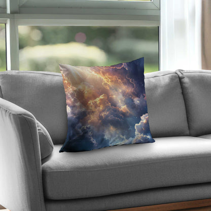 Piercing Light Poly Twill Throw Pillow - Home Decor Accent