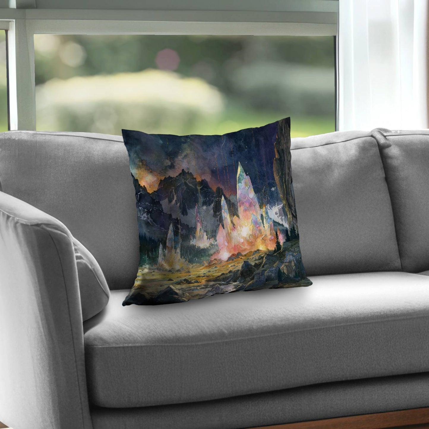 Growing Strong Poly Twill Throw Pillow | Home Decor Accent