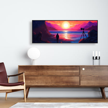 Solitude - 36"x36" Framed canvas