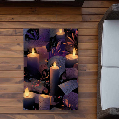 Tapis d'extérieur « Chuchotis à la chandelle » | Décoration d'intérieur