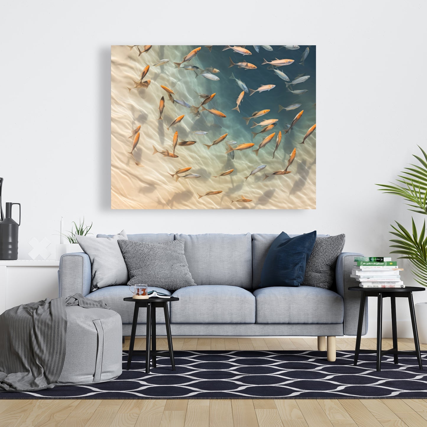 Away from the sand - 32"x32" Canvas