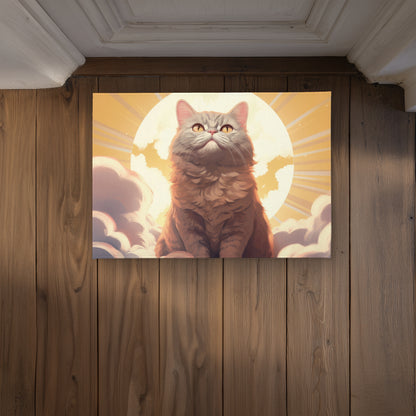 Intangible Purr Beige Indoor Outdoor Door Mat - Home Decor