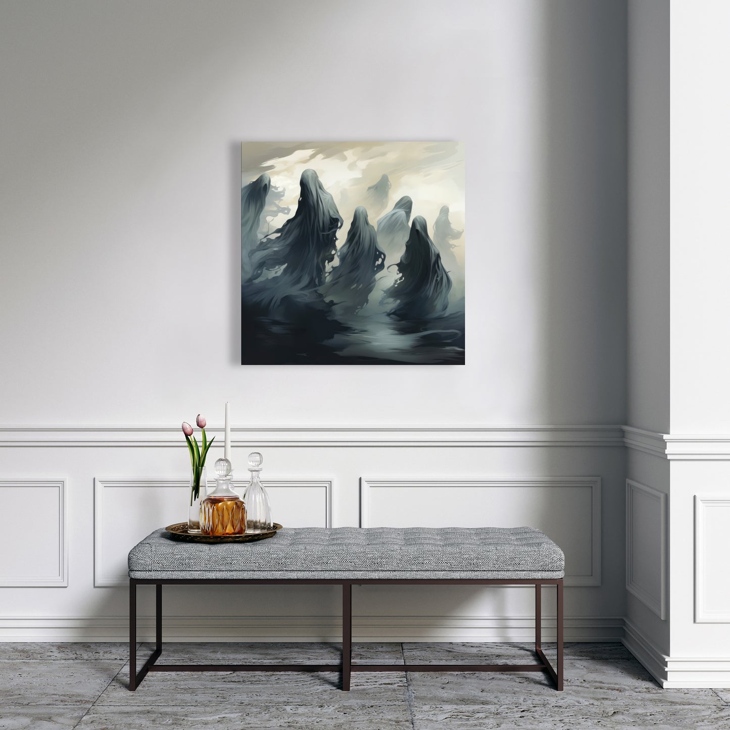 Cursed Lands - Black Canvas Art for Unique Home Decor