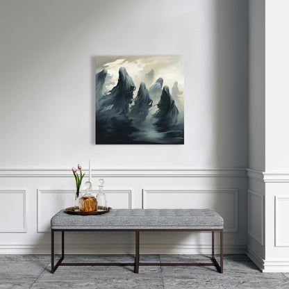 Cursed Lands - Black Canvas Art for Unique Home Decor