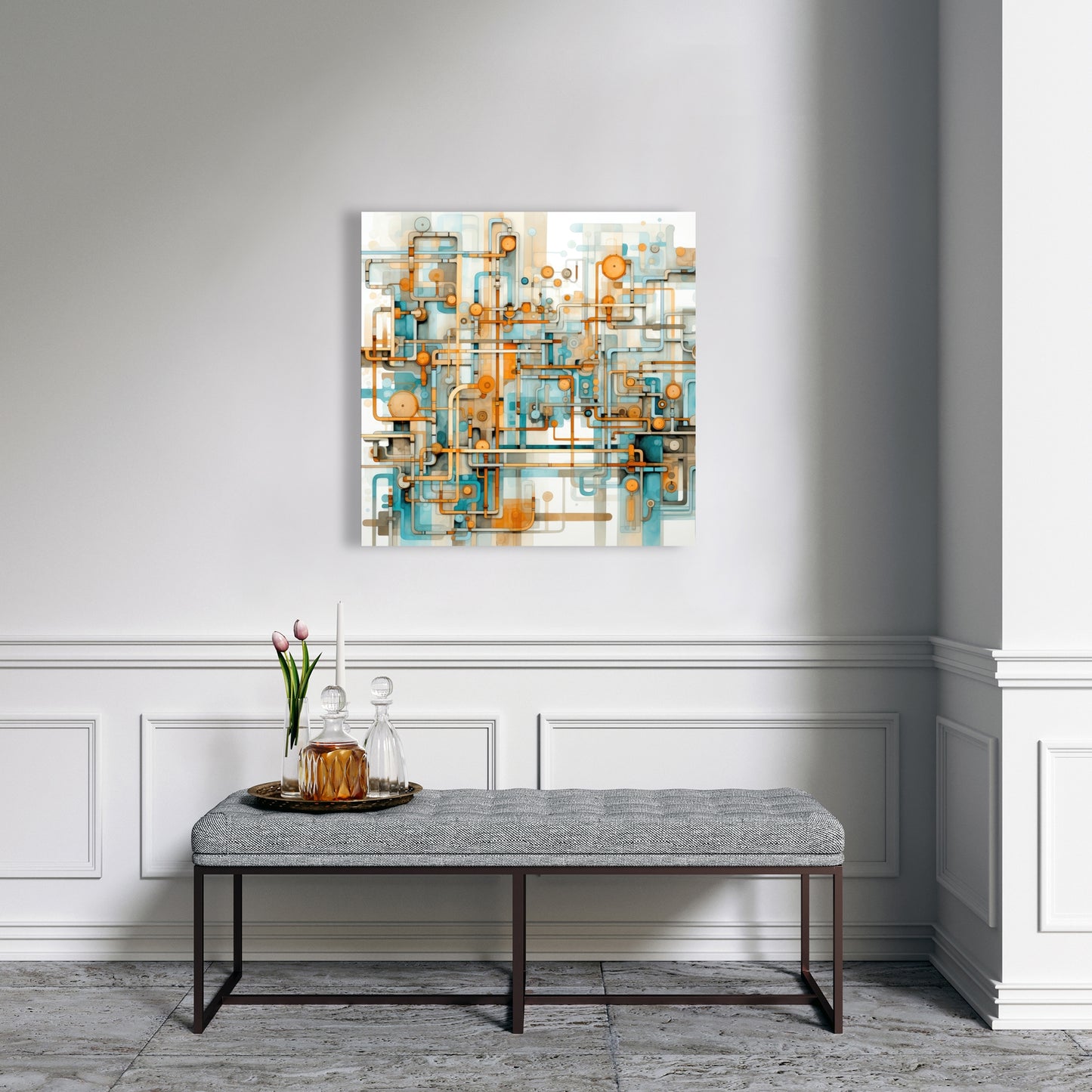 Like clockwork - 32"x32" Canvas