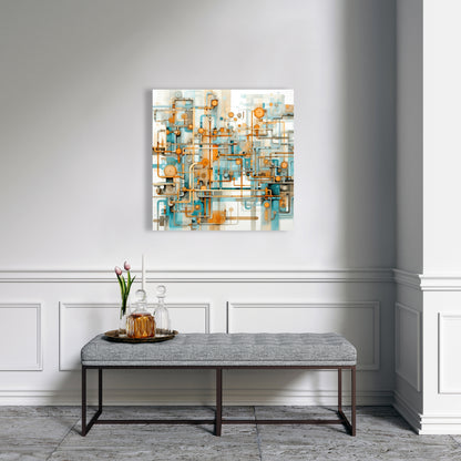 Like clockwork - 32"x32" Canvas