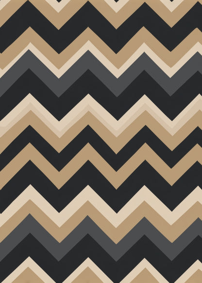 Earth Tone Waves Bath Mat | Cozy Home Decor Rug