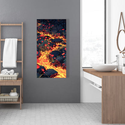 Dodging nature - 32"x32" Canvas