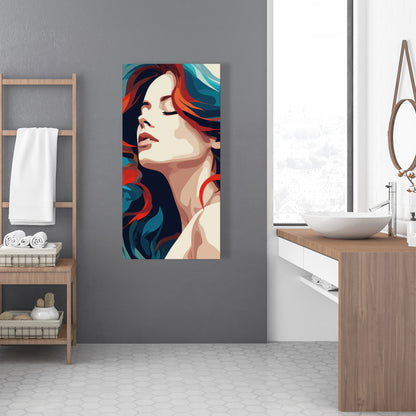 Zen Blue Canvas - Stylish Home Decor for Tranquil Spaces