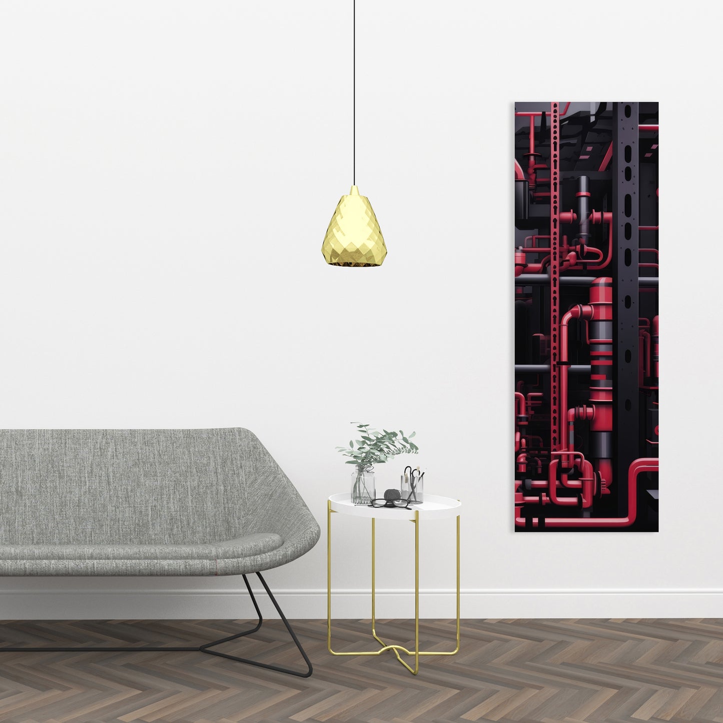 Machinery - 32"x32" Canvas