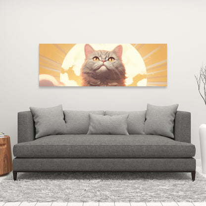 Intangible purr - 32"x32" Canvas