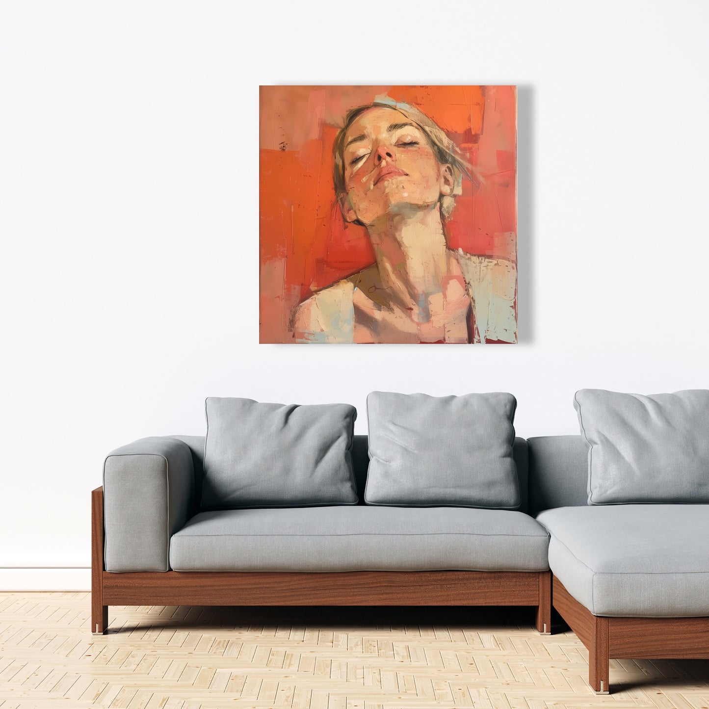 Relief - Pink Canvas Art for Stylish Home Decor Solutions