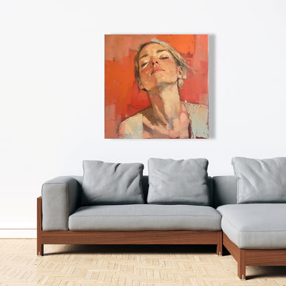 Relief - Pink Canvas Art for Stylish Home Decor Solutions