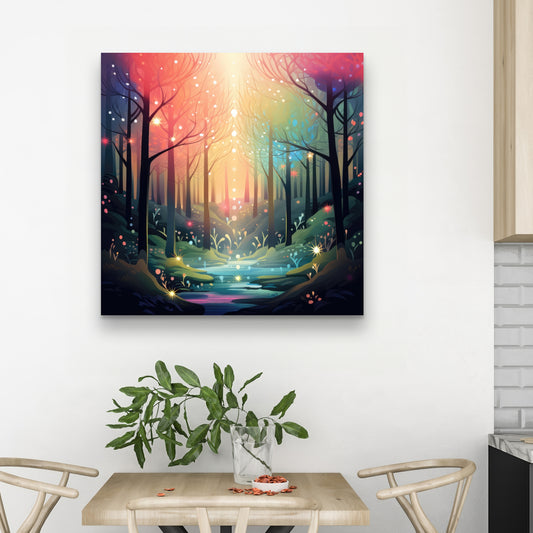 Magical forest - 32"x32" Canvas