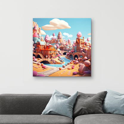 Sweet kingdom Pink Canvas - Stylish Home Decor Accent