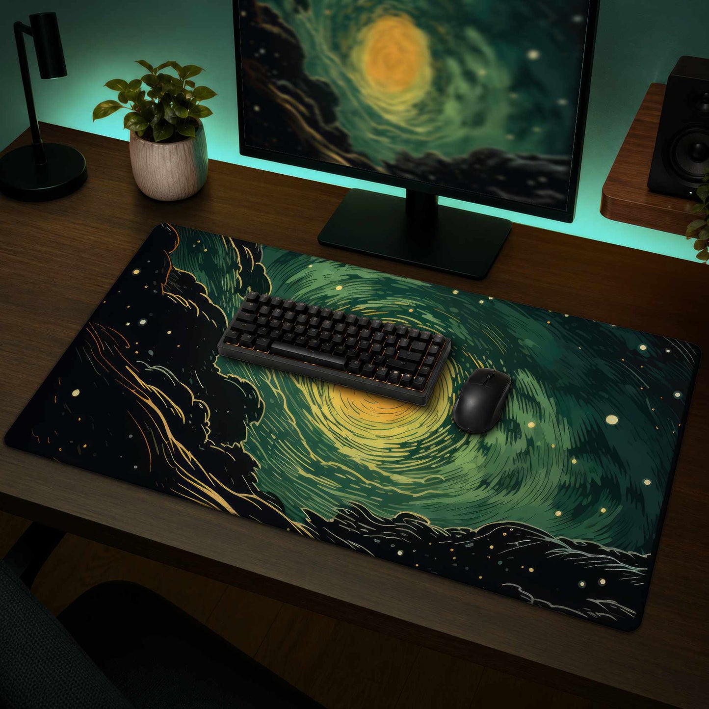 Tapis de jeu Turmoil in Space – Tapis de jeu décoratif unique pour la maison