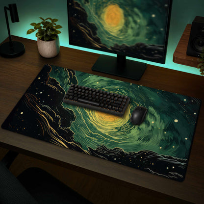 Tapis de jeu Turmoil in Space – Tapis de jeu décoratif unique pour la maison