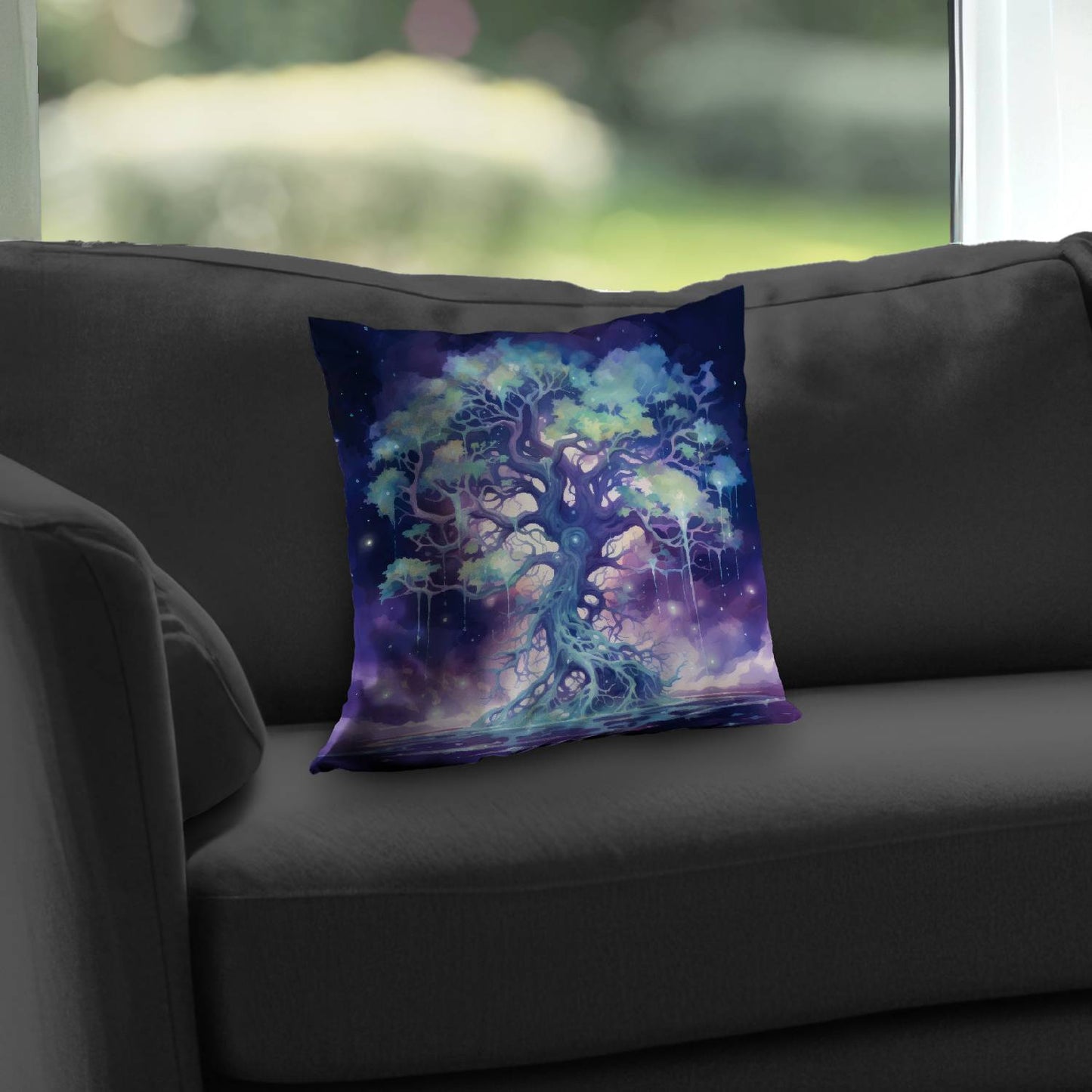 Surreal sap - Throw pillow - Print on demand