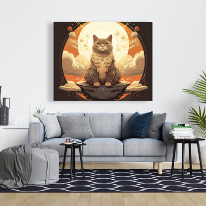 The overlord - 32"x32" Canvas