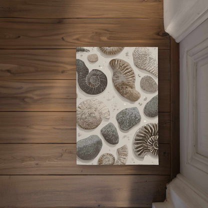 Timeless Fossil Flow Door Mat - Indoor Outdoor Home Decor