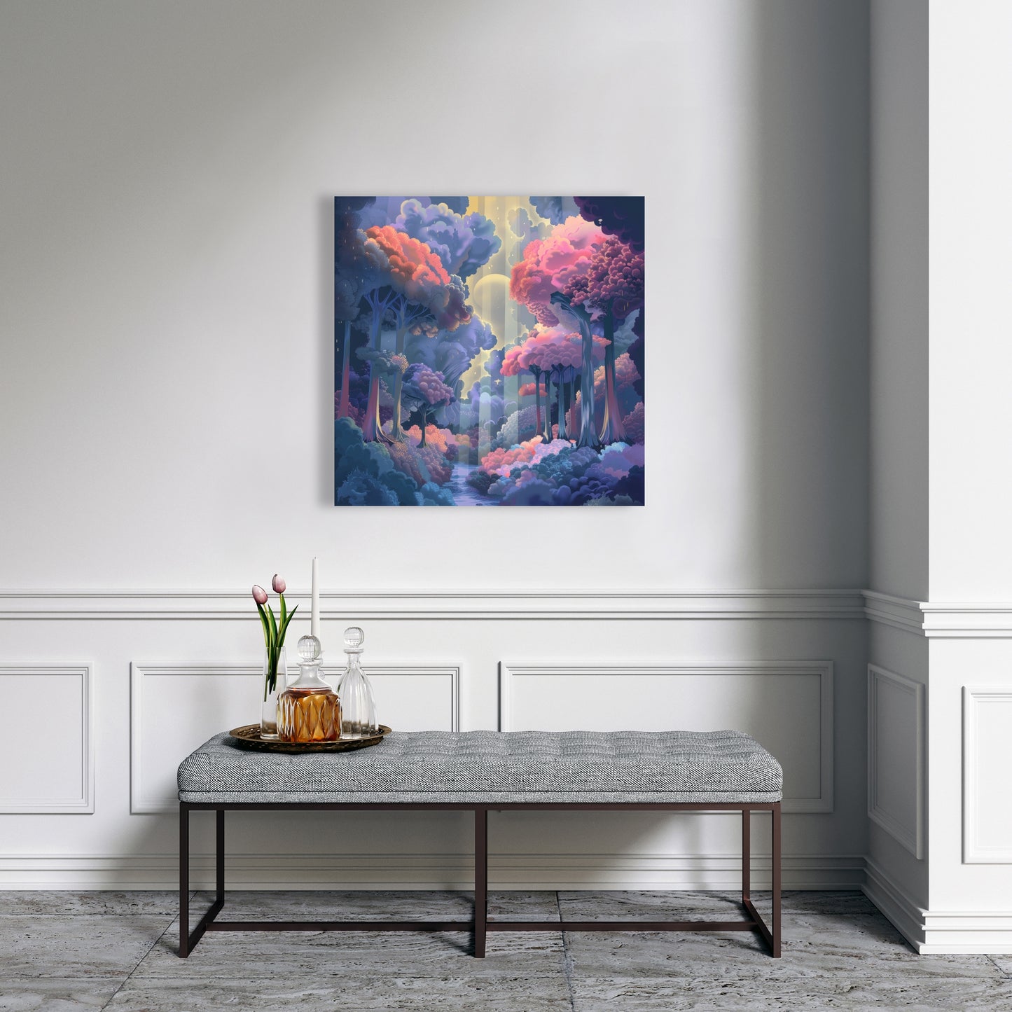 Beams - 32"x32" Canvas