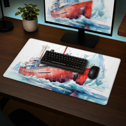 Tapis de bureau brise-glace | Accessoire de décoration d'intérieur élégant