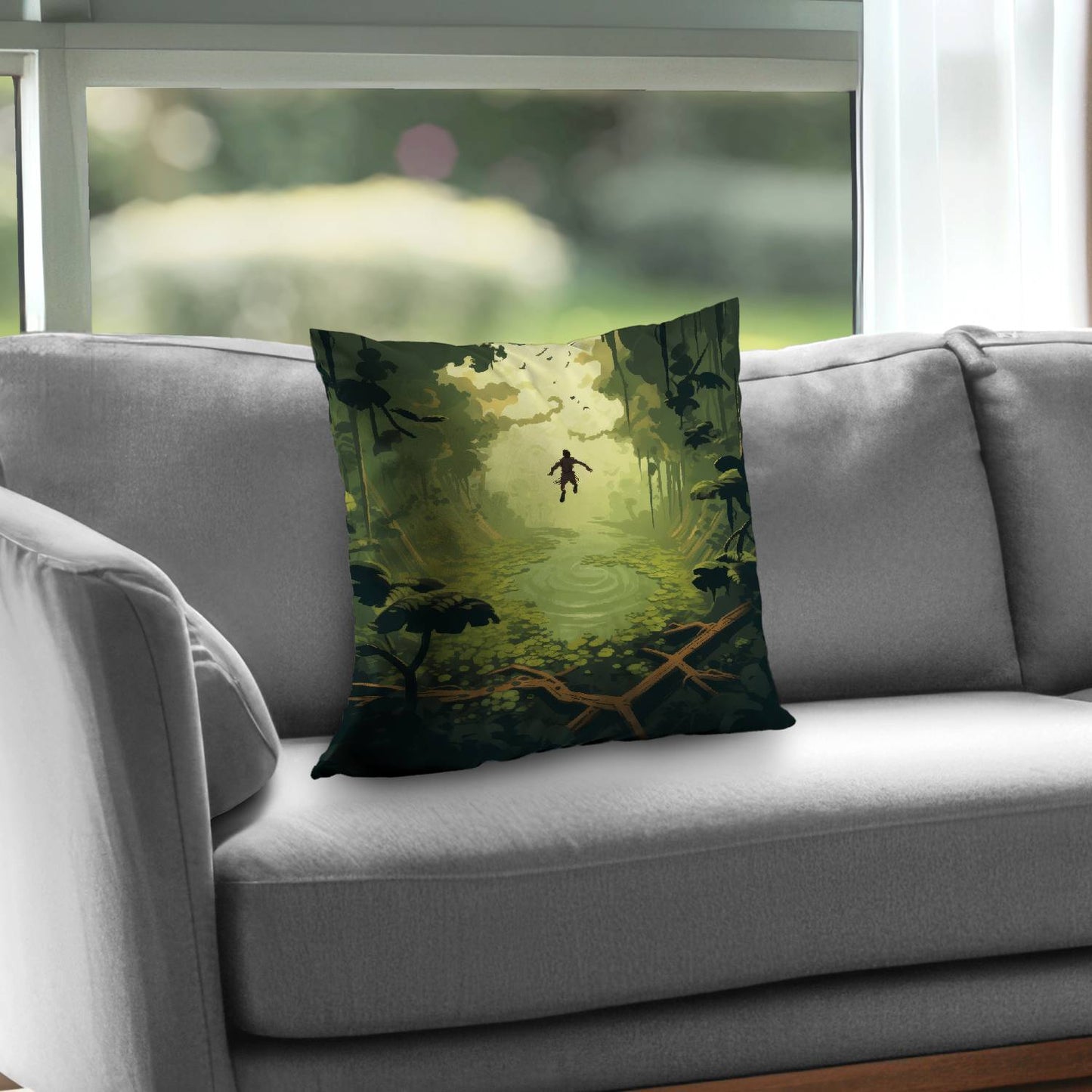 Bon voyage - Throw pillow - Print on demand