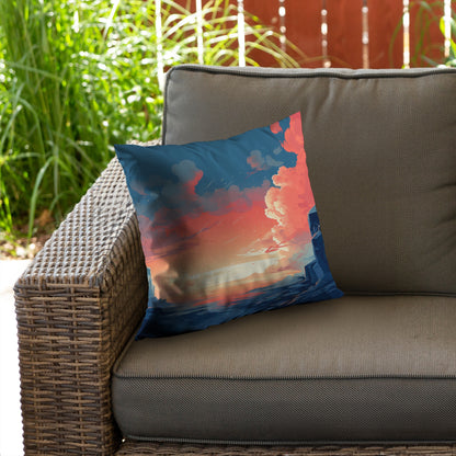 Inspiration White Poly Twill Throw Pillow - Home Decor Insert