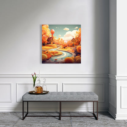 Honey land - 32"x32" Canvas