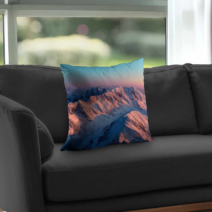 Sunny Peaks Poly Twill Throw Pillow | Home Decor Accent