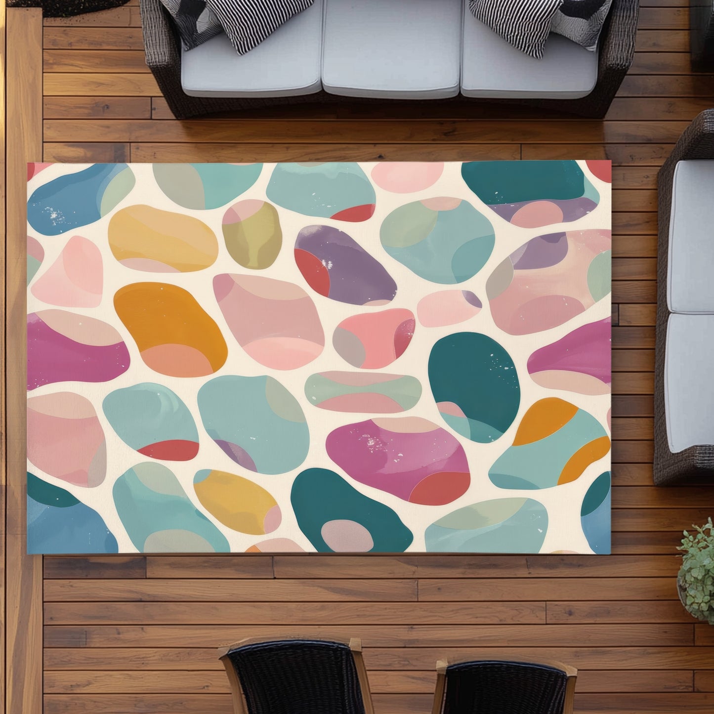 Tapis d'extérieur Dots and Bops | Solution de décoration élégante pour la maison