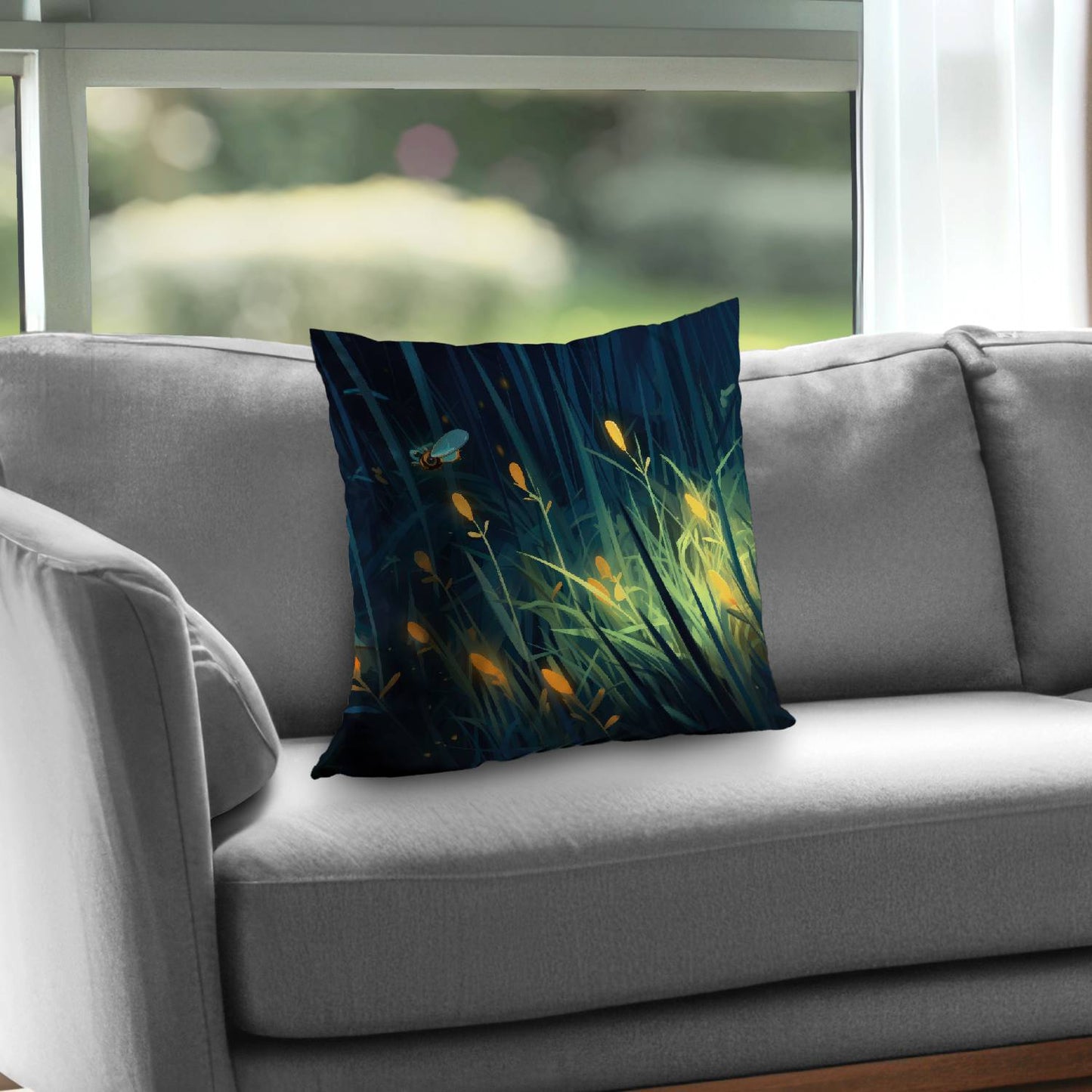 Glow trap - Throw pillow - Print on demand