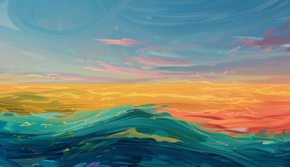 Watercolors Gaming Mat | Stylish Home Decor Play Surface